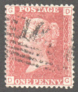Great Britain Scott 33 Used Plate 79 - DG - Click Image to Close
